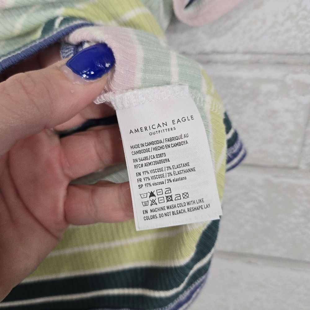 AEO colorful crop tee - Picture 7 of 11